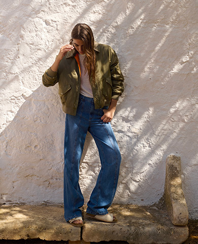 Jeans cropped con risvolto, blu notte | Pennyblack 01 Novità Pennyblack